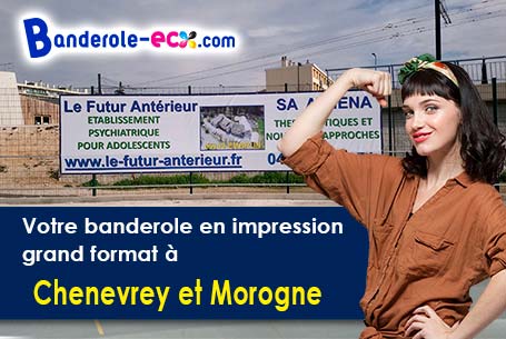 Réalisation sur mesure de votre banderole publicitaire à Chenevrey-et-Morogne (Haute-Saône/70150)