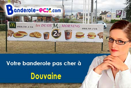 Impression grand format de votre banderole pas cher à Douvaine (Haute-Savoie/74140)