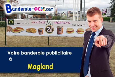 Impression grand format de votre banderole personnalisée à Magland (Haute-Savoie/74300)