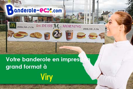 Impression grand format de votre banderole publicitaire à Viry (Haute-Savoie/74580)