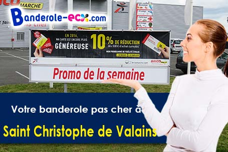Livraison de votre banderole personnalisée à Saint-Christophe-de-Valains (Ile-et-Vilaine/35140)