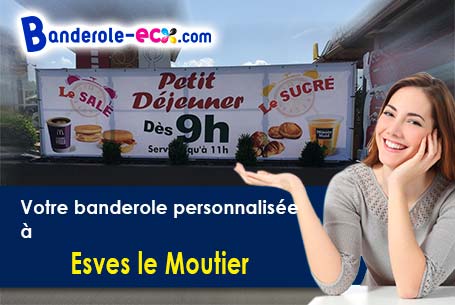 Livraison de votre banderole personnalisée à Esves-le-Moutier (Indre-et-Loire/37240)