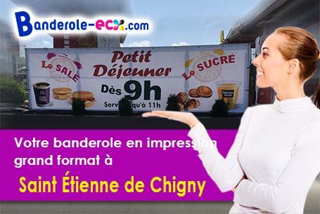 A Saint-Étienne-de-Chigny (Indre-et-Loire/37230) livraison de votre banderole publicitaire