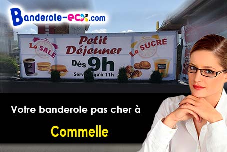 A Commelle (Isère/38260) livraison de votre banderole publicitaire