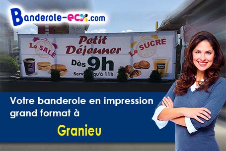 Livraison de votre banderole personnalisée à Granieu (Isère/38490)