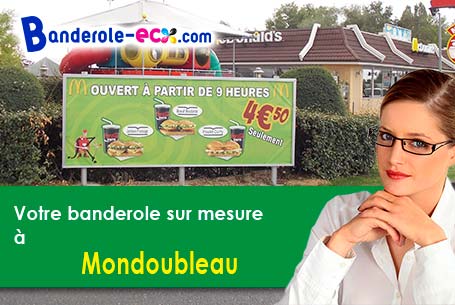 A Mondoubleau (Loir-et-Cher/41170) fourniture de votre banderole pas cher
