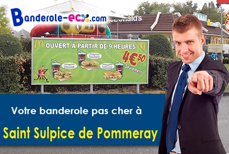 Banderole publicitaire pour vos événements à Saint-Sulpice-de-Pommeray (Loir-et-Cher/41000)