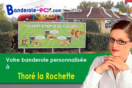 Impression de votre banderole publicitaire à Thoré-la-Rochette (Loir-et-Cher/41100)