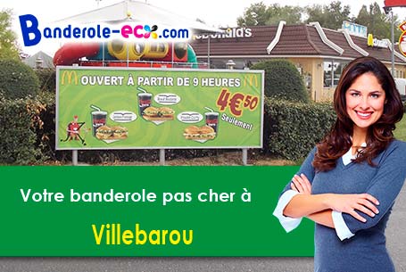 Banderole pas cher pour vos événements à Villebarou (Loir-et-Cher/41000)