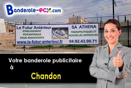 A Chandon (Loire/42190) impression de votre banderole publicitaire