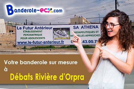 A Débats-Rivière-d'Orpra (Loire/42130) fourniture de votre banderole publicitaire