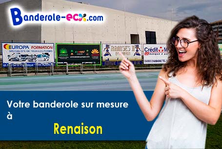 A Renaison (Loire/42370) fourniture de votre banderole publicitaire