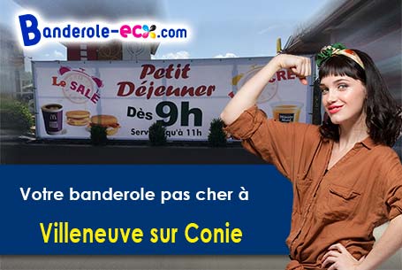 Banderole publicitaire pour vos événements à Villeneuve-sur-Conie (Loiret/45310)