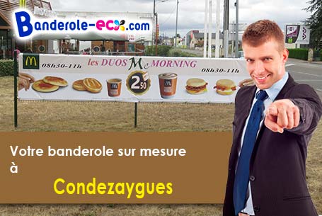 Banderole publicitaire pour vos événements à Condezaygues (Lot-et-Garonne/47500)