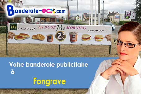 A Fongrave (Lot-et-Garonne/47260) fourniture de votre banderole pas cher