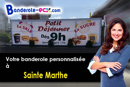 A Sainte-Marthe (Lot-et-Garonne/47430) impression de votre banderole publicitaire