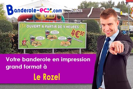 Impression de votre banderole personnalisée à Le Rozel (Manche/50340)