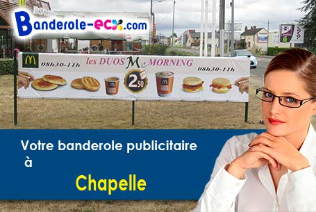 Réalisation de votre banderole publicitaire à Chapelle (Meurthe-et-Moselle/54120)