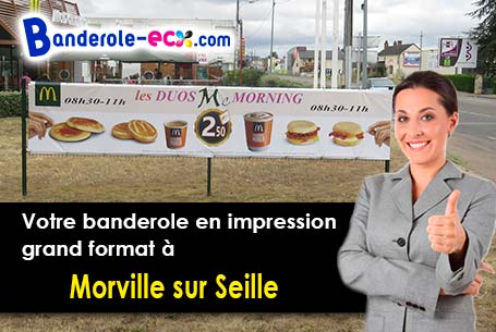 Réalisation de votre banderole publicitaire à Morville-sur-Seille (Meurthe-et-Moselle/54700)