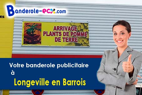 Réalisation de votre banderole publicitaire à Longeville-en-Barrois (Meuse/55000)
