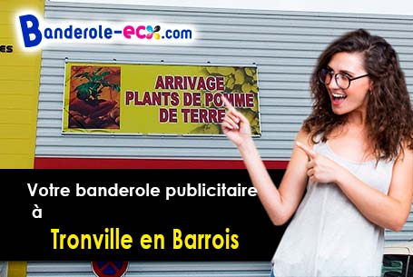 Réalisation de votre banderole publicitaire à Tronville-en-Barrois (Meuse/55310)