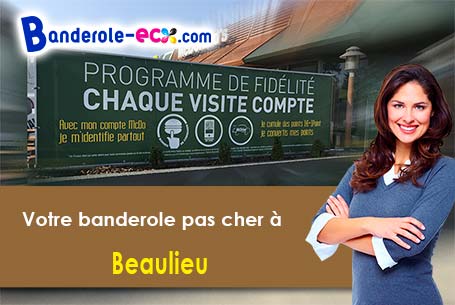 Banderole publicitaire pour vos manifestations à Beaulieu (Nièvre/58420)
