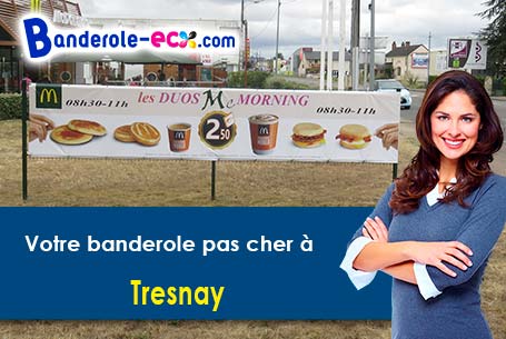 Banderole publicitaire pour vos manifestations à Tresnay (Nièvre/58240)