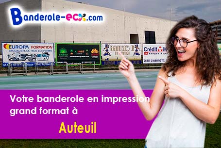 Impression sur mesure de banderole publicitaire à Auteuil (Oise/60390)