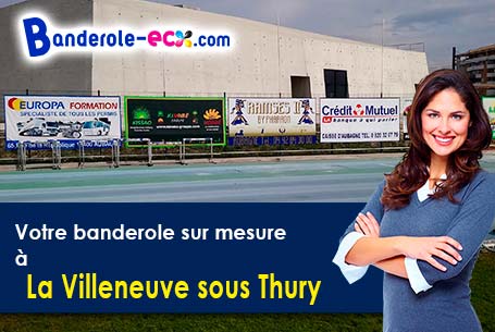 Impression sur mesure de banderole publicitaire à La Villeneuve-sous-Thury (Oise/60890)