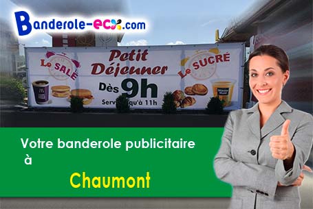 Création offerte de votre banderole personnalisée à Chaumont (Orne/61230)
