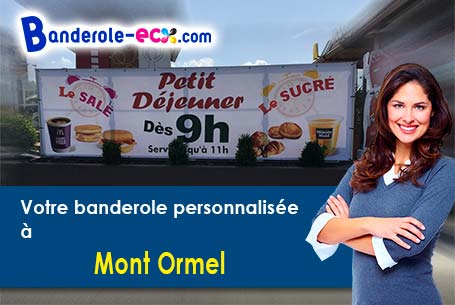 Création offerte de votre banderole pas cher à Mont-Ormel (Orne/61160)