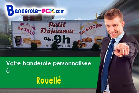 Création offerte de votre banderole personnalisée à Rouellé (Orne/61700)