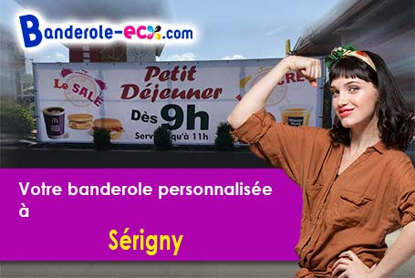 Création offerte de votre banderole publicitaire à Sérigny (Orne/61130)