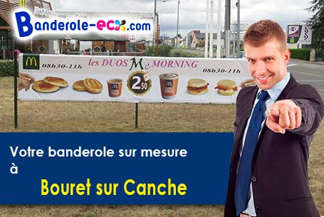 Création offerte de votre banderole publicitaire à Bouret-sur-Canche (Pas-de-Calais/62270)