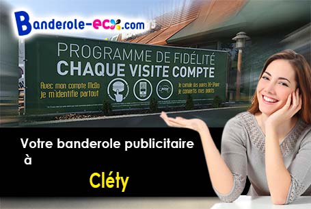 Création offerte de votre banderole publicitaire à Cléty (Pas-de-Calais/62380)