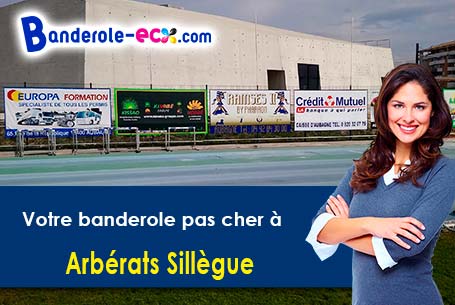 Création gratuite de votre banderole publicitaire à Arbérats-Sillègue (Pyrénées-Atlantiques/64120)