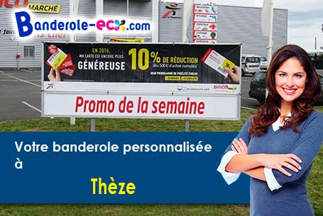 Impression grand format de banderole personnalisée à Thèze (Pyrénées-Atlantiques/64450)