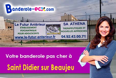 Fabrication sur mesure de votre banderole publicitaire à Saint-Didier-sur-Beaujeu (Rhône/69430)