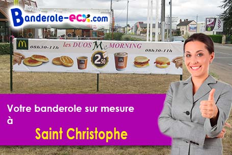 Impression grand format de votre banderole publicitaire à Saint-Christophe (Savoie/73360)