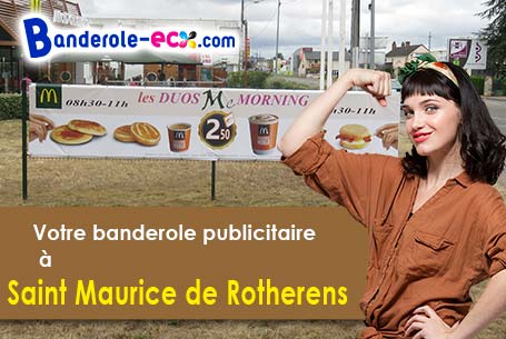 Impression grand format de votre banderole publicitaire à Saint-Maurice-de-Rotherens (Savoie/73240)
