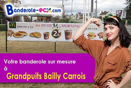 Création maquette offerte de votre banderole publicitaire à Grandpuits-Bailly-Carrois (Seine-et-Marn