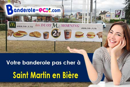 Création maquette offerte de votre banderole personnalisée à Saint-Martin-en-Bière (Seine-et-Marne/7
