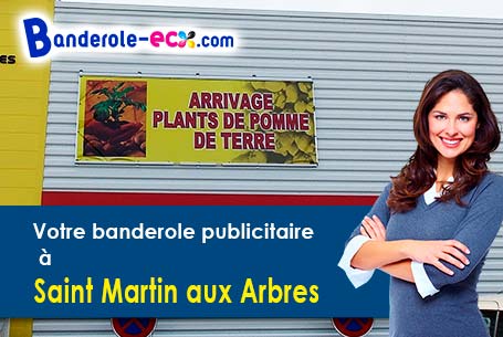Création maquette offerte de votre banderole pas cher à Saint-Martin-aux-Arbres (Seine-Maritime/7676