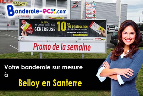 Création graphique offerte de votre banderole publicitaire à Belloy-en-Santerre (Somme/80200)