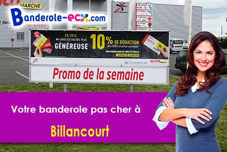 Création graphique offerte de votre banderole publicitaire à Billancourt (Somme/80190)