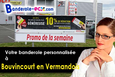 Création graphique offerte de votre banderole publicitaire à Bouvincourt-en-Vermandois (Somme/80200)