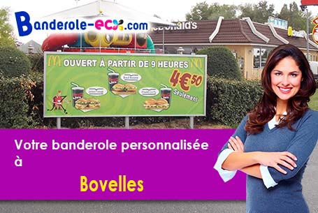 Création graphique offerte de votre banderole publicitaire à Bovelles (Somme/80540)