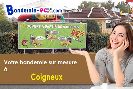 Création graphique offerte de votre banderole publicitaire à Coigneux (Somme/80560)