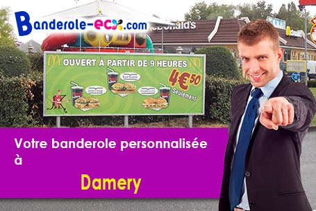 Création graphique offerte de votre banderole publicitaire à Damery (Somme/80700)