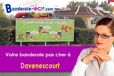 Création graphique offerte de votre banderole publicitaire à Davenescourt (Somme/80500)
